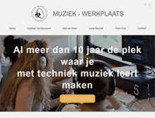Tablet Screenshot of muziek-werkplaats.nl